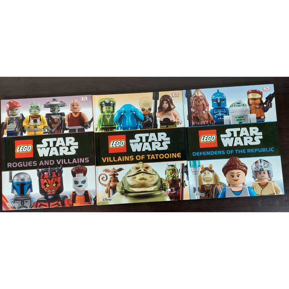 DK LEGO Star Wars 10 Books Disney REBEL HEROES-FORCE AWAKENS-ROGUES & VILLAINS - Picture 3 of 8